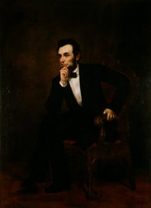 Portret van Abraham Lincoln