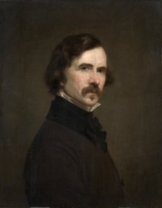 Zelfportret, 1852 door George Peter Alexander Healy