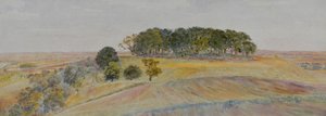 Een van de Wittenham Clumps of Sinodun Hills, Berkshire, c.1870-90