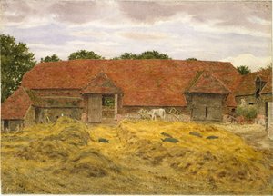 Rode schuur in Whitchurch, 1868