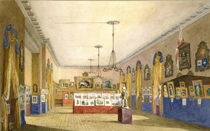 Een Tentoonstelling in het Oude Stadhuis, Oxford, 1854 door George Pyne