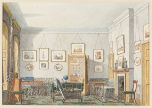 De Kamer van George James Drummond in Oxford, 1853 door George Pyne