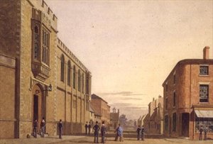 Rugby School door George Pyne