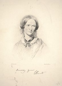 Charlotte Brontë, gegraveerd door Walker & Boutall