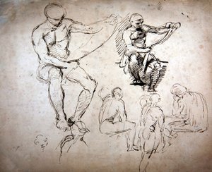 Naakte mannen - studies voor de Ouden