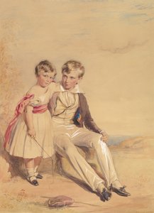 Portret van Twee Kinderen, 1837