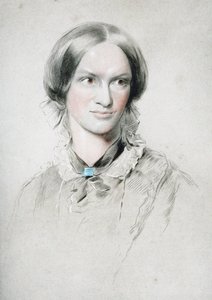 Portret van de schrijfster Charlotte Brontë door George Richmond