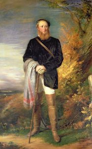 Thomas William Coke van Holkham (1822-1909) 2e Graaf van Leicester door George Richmond