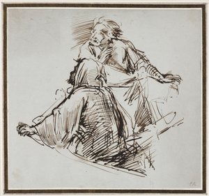 Twee mannelijke figuren, ca. 1829