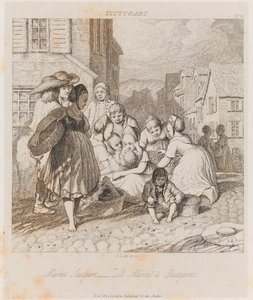 Markt, Stuttgart, ca. 1821