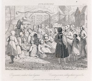 Boeren Verkopen, Straatsburg door George Robert Lewis