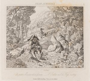 Marskramer en Vrouw bij Jumieges, c.1821