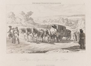Weg naar Rouen van Dieppe, Diligence