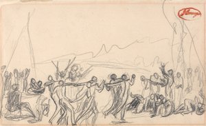 Bacchanale scène (mogelijk Antediluviaans)