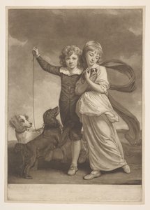 De kinderen van meneer Clavering door George Romney