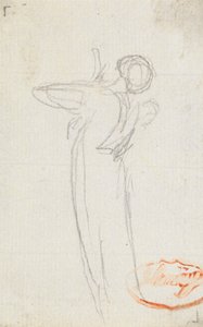 Figurenstudie Elf door George Romney