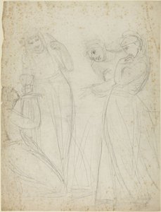 De inwijding van een landelijke nimf door George Romney