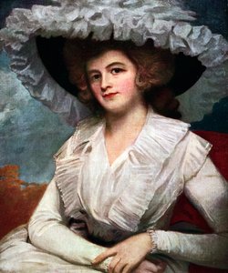 Lady Mary Forbes, 18e eeuw door George Romney