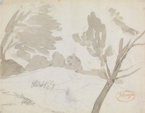 Landschap door George Romney