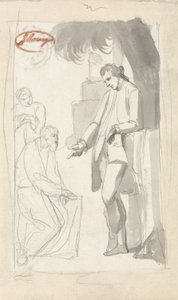 Majoor Pierson en de Brahmaan door George Romney
