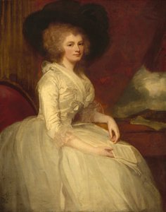 Mevrouw Alexander Blair door George Romney