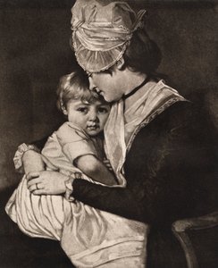 Mevrouw Carwardine en kind, c1775, 1912