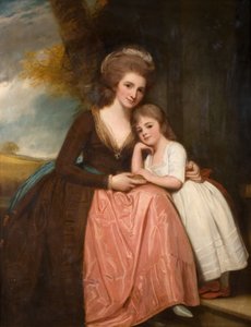Portret van Mevrouw Bracebridge en Haar Dochter Mary, 1784