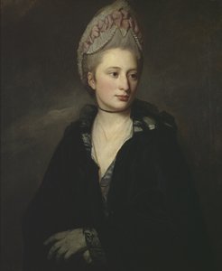 Portret van Georgiana, Lady Greville, ca. 1771-72 door George Romney