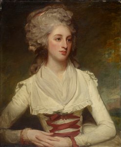 Portret van juffrouw Matilda Lockwood door George Romney