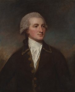 Portret van een man door George Romney