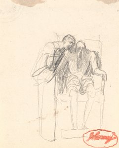 Mogelijk twee figuren uit "Ouderdom door George Romney