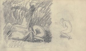 Schetsboektekening door George Romney
