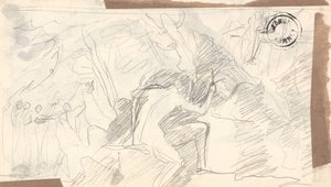 Kleine schets van figuren door George Romney