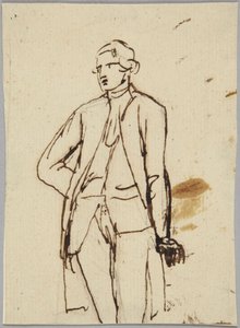 Staande mannelijke figuur door George Romney