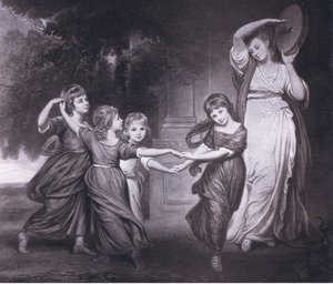 De familie Gower, Bibbys Annual, 1916-1917 door George Romney