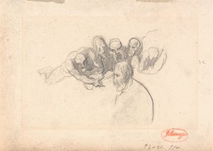 De verzoeking van Christus door George Romney