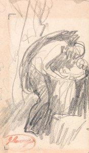 Ongeïdentificeerd onderwerp: Een man met een kind door George Romney