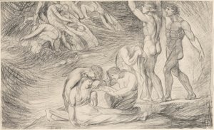 Viola Overleeft het Schipbreuk voor de Kust van Illyria, uit "Twelfth Night" door George Romney