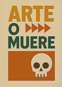 Art or Die-Spaans alt 2, 2024 (acryl op doek)