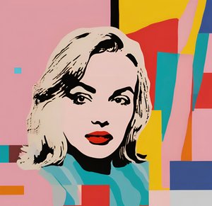 Iconische allure, 21e eeuw (schilderij) door George Rosaly