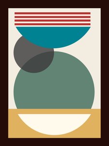 Space City Abstract, 2023 door George Rosaly