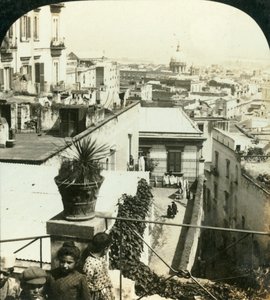 Vanuit de heuvels van Napels, Italië, ca. 1909 door George Rose