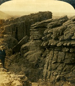 De rand van Wonderland, Grampians, Victoria, Australië, 1908