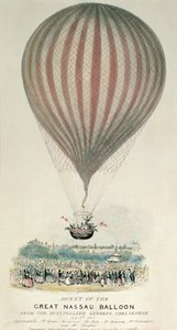 Beklimming van de Grote Nassau Ballon, Montpellier Gardens, 3 juli 1837 door George Rowe
