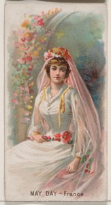 Meidag, Frankrijk, uit de Holidays-serie N80 voor Duke merk sigaretten, 1890