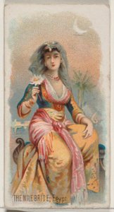 De Nijlbruid, Egypte, uit de serie Holidays N80 voor Duke merk sigaretten door George S. Harris and Sons