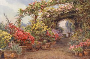 Italiaanse Tuinen: Een Florentijns Terras door George Samuel Elgood