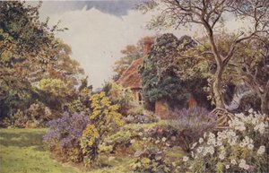Stone Hall, Easton, de Vriendschapstuin door George Samuel Elgood