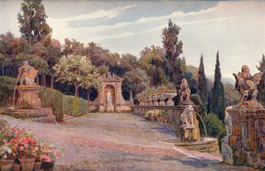 Bovenste terras, Villa Imperiale, Genua