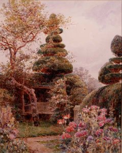 Taxus prieel, Polhill door George Samuel Elgood